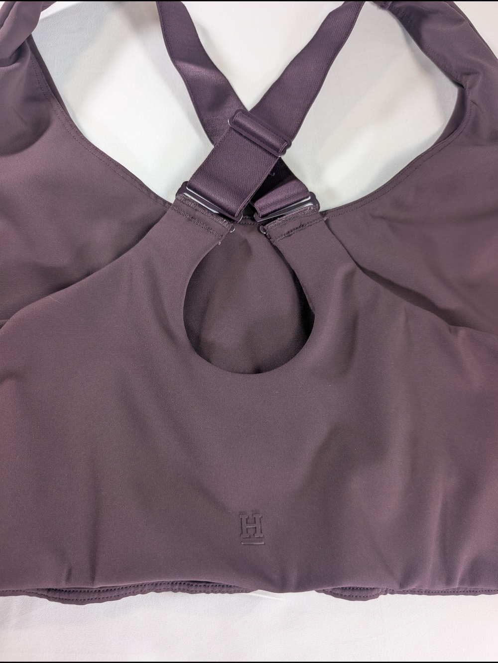 Harper Wilde Plum Cross-Back Sports Bra - Picture 3 of 5